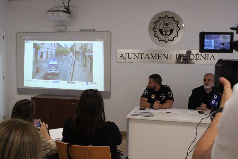  La Policía Local de Dénia pone en marcha el sistema de camerización que marcará “un antes y un después” en la gestión de la seguridad del municipio 