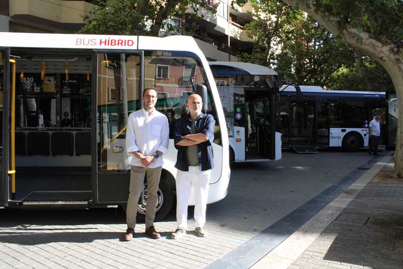  BusDenia presenta la nova flota de set autobusos híbrids i elèctrics amb etiqueta ambiental...