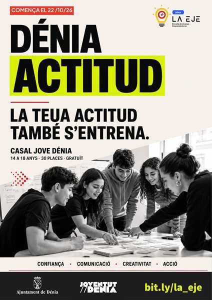 Juventud pone en marcha una nueva edición de ‘Dénia Actitud’ para trabajar las habilidades p...